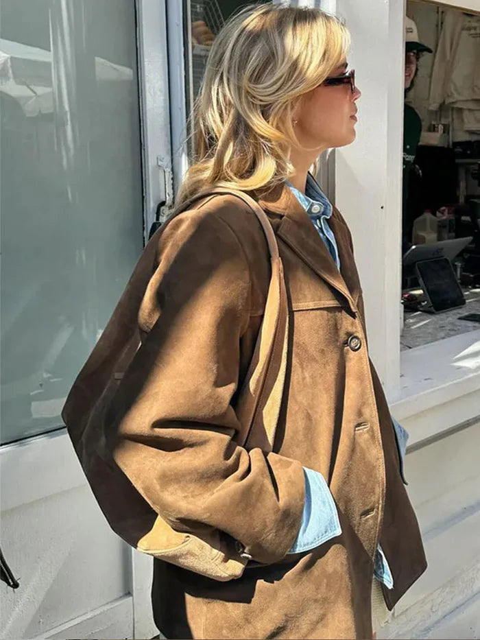Rowan | Classic Brown Suede Jacket