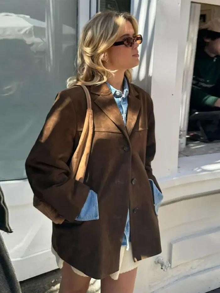 Rowan | Classic Brown Suede Jacket